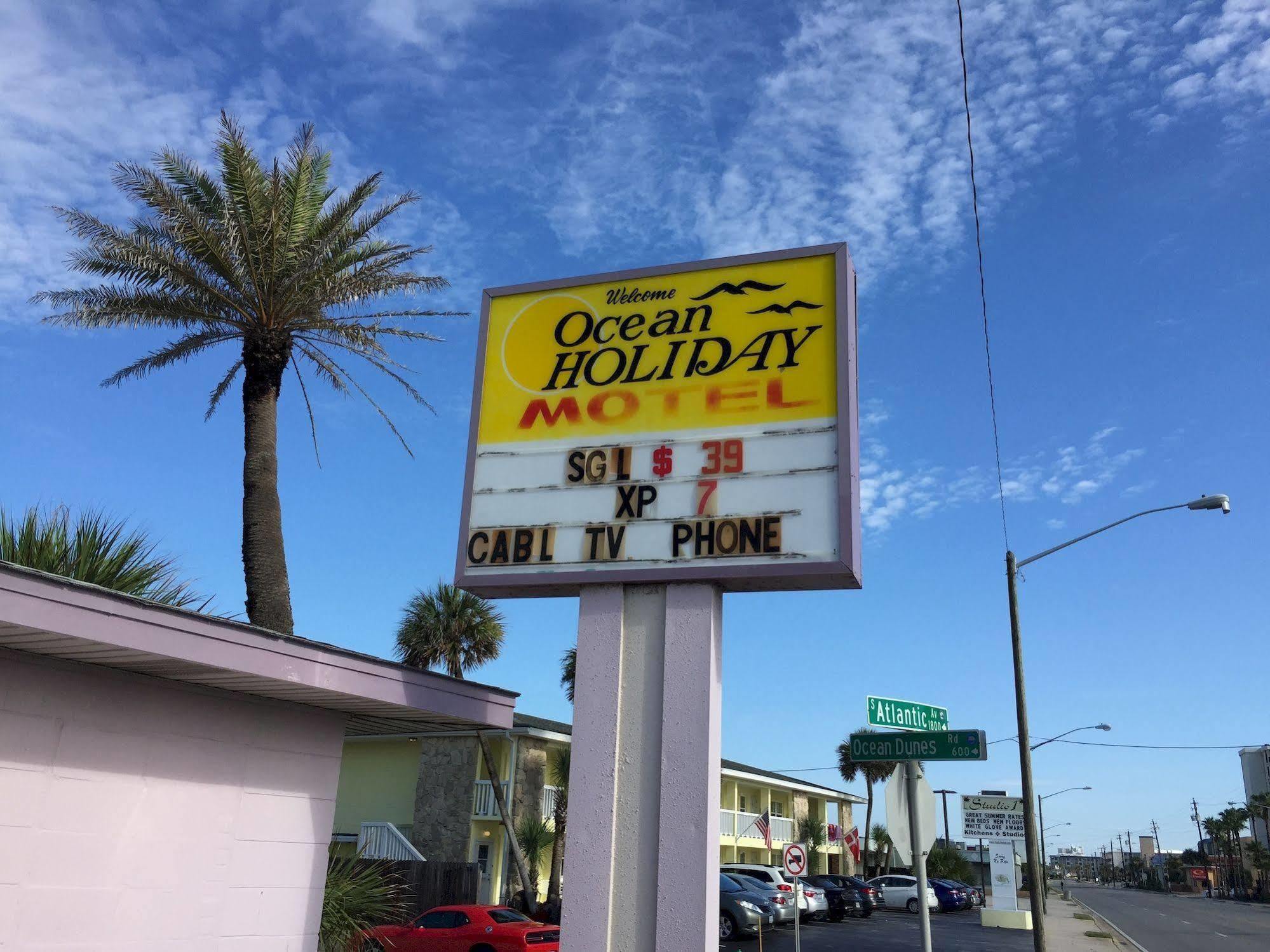Ocean Holiday Motel Daytona Beach Bagian luar foto